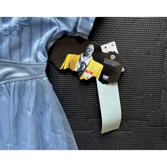 Beetlejuice Girls' Nightgown Flare Skirt Light Blue Full Length Small 6/6x - Picture 6 of 7